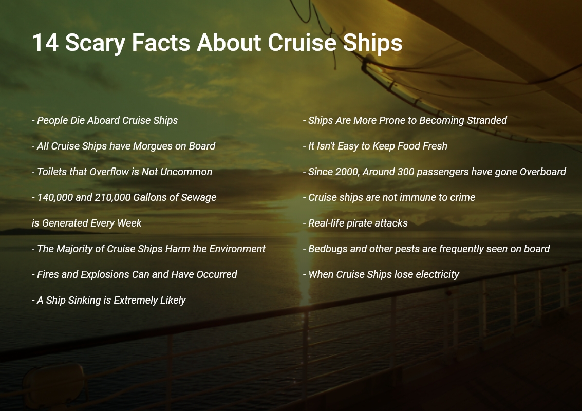 14 Scary Facts About Cruise Ships
