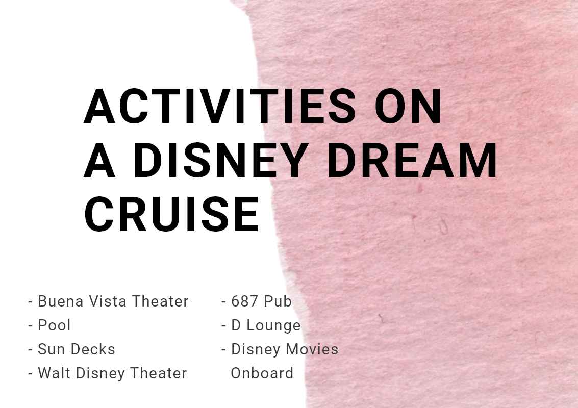 Activities on A Disney Dream Cruise