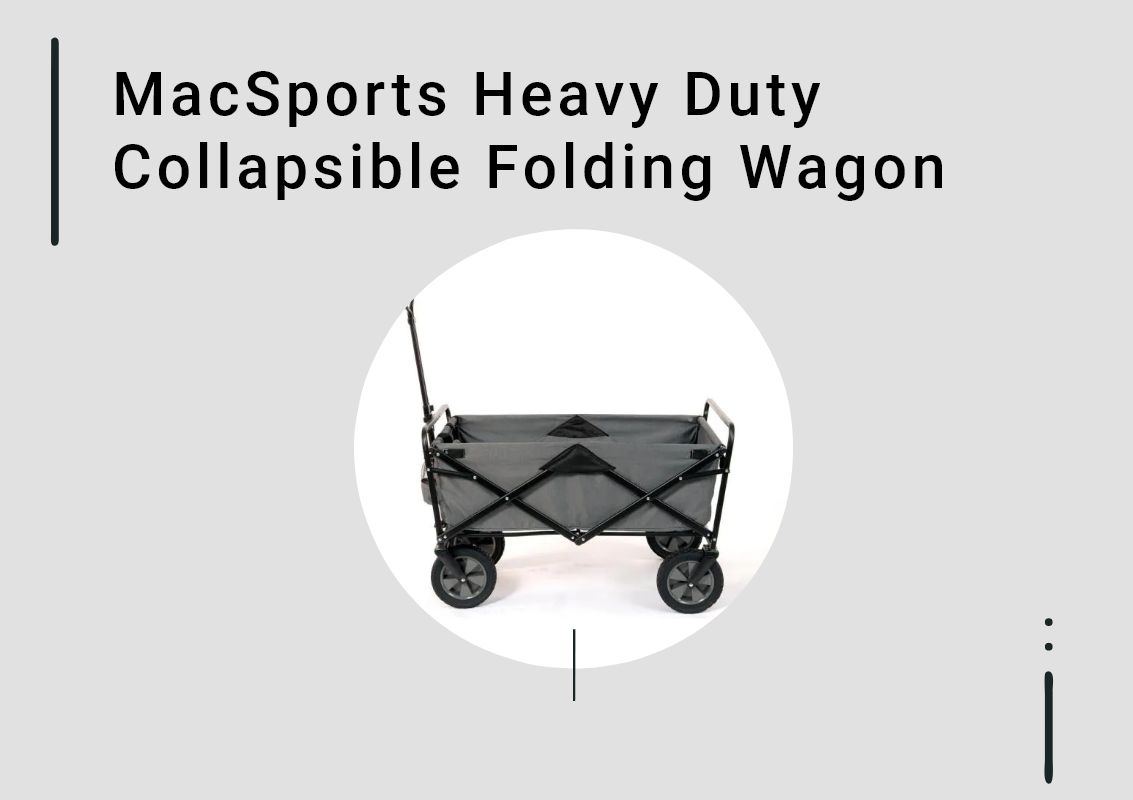 MacSports Heavy Duty Collapsible Folding Wagon