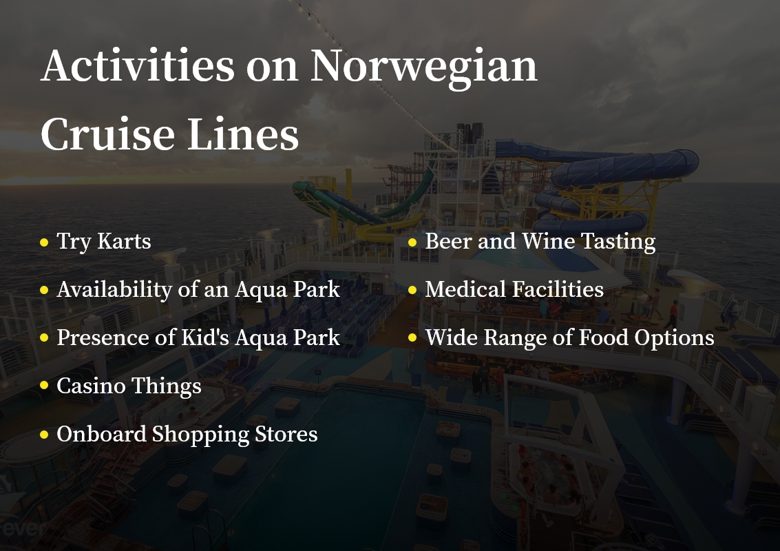Activities on Norwegian Cruise Lines