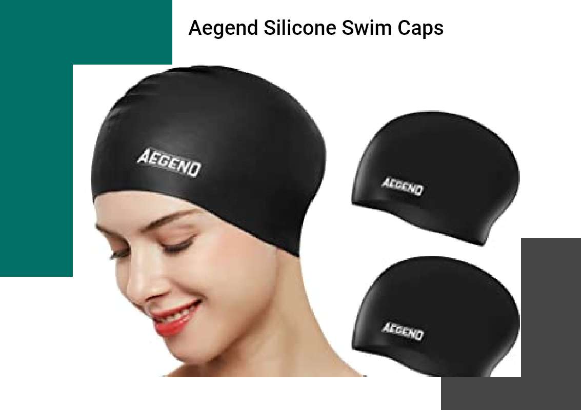 Aegend Silicone Swim Caps