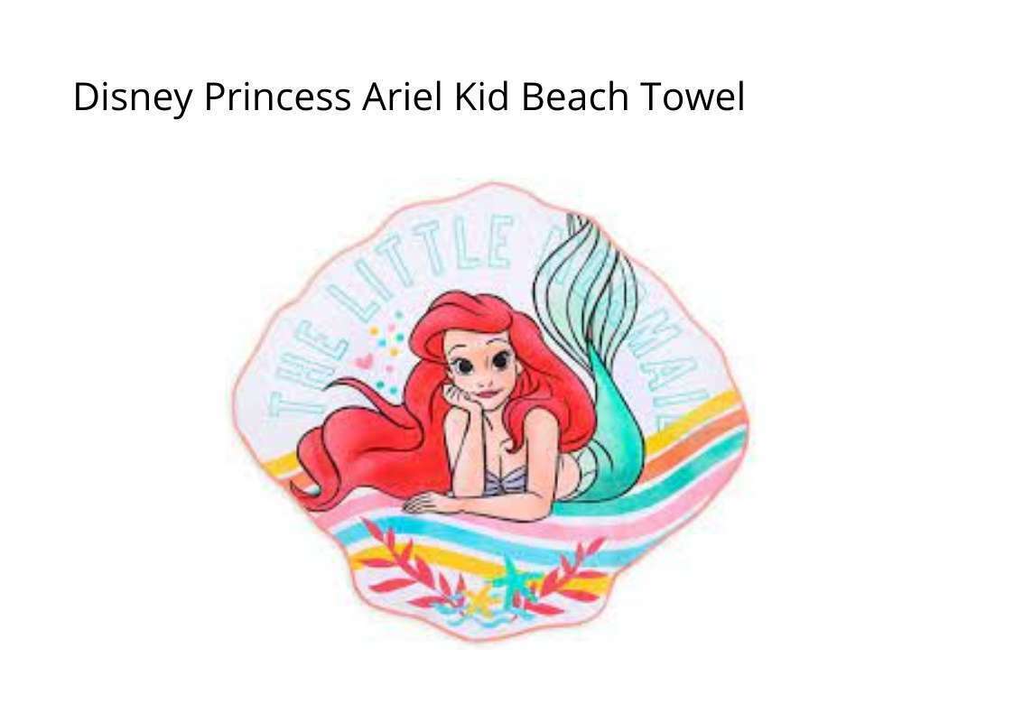 Disney Princess Ariel Kid Beach Towel