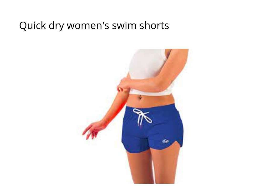 quick dry women's swim shorts