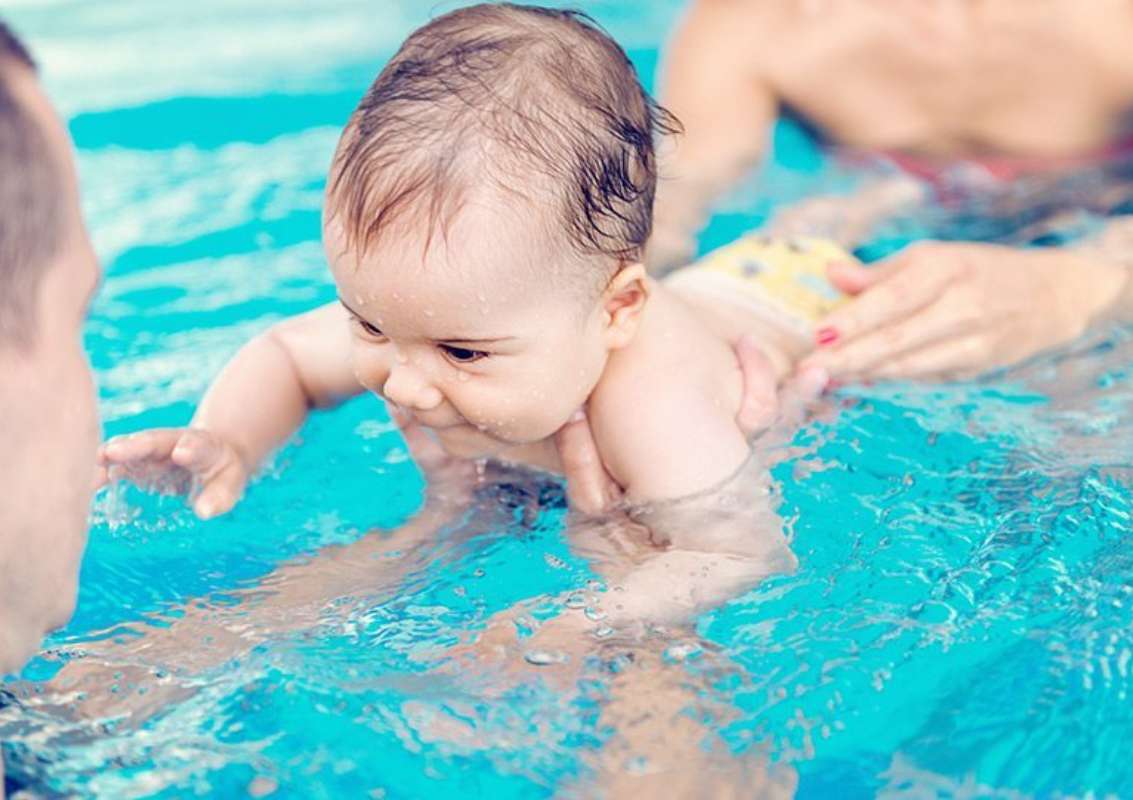 62 para Bebés Playshoes UV Protection Diaper Panties Marguerite Pañal de natación Blue Azul 