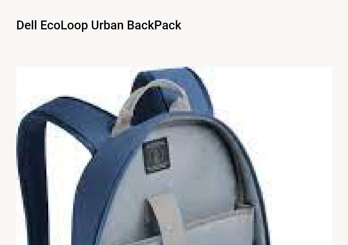 Dell EcoLoop Urban BackPack